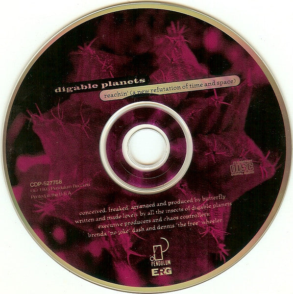 Digable Planets : Reachin' (A New Refutation Of Time And Space) (CD, Album, Club)