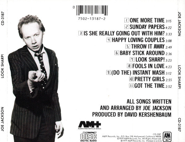 Joe Jackson : Look Sharp! (CD, Album, RE)