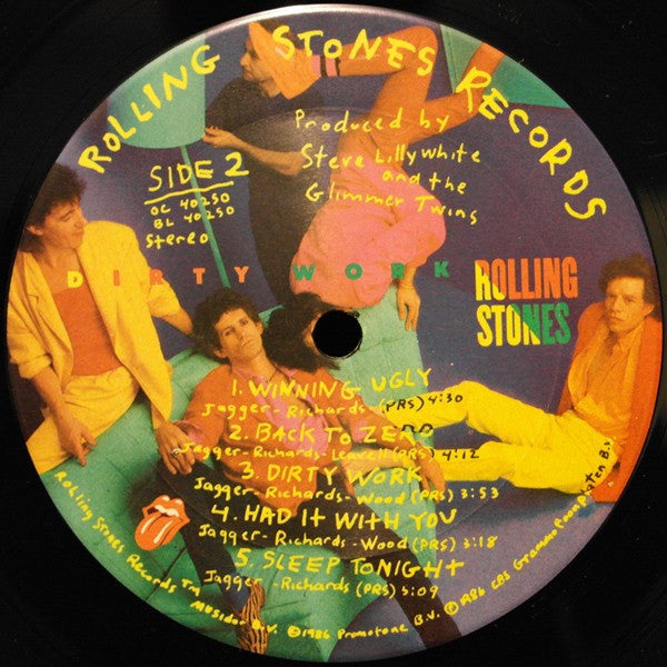 The Rolling Stones : Dirty Work (LP, Album, Car)