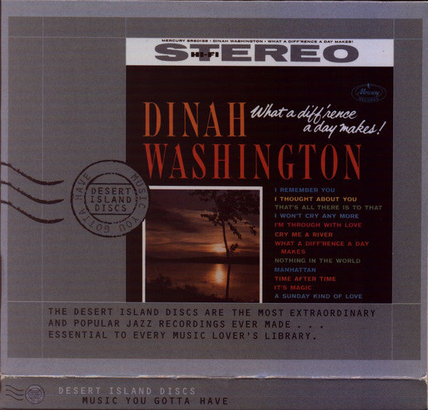 Dinah Washington : What A Diff'rence A Day Makes! (CD, Album, RE, RM, Dig)