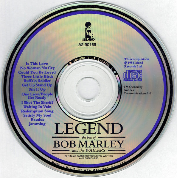 Bob Marley & The Wailers : Legend - The Best Of Bob Marley & The Wailers (CD, Comp, Club)