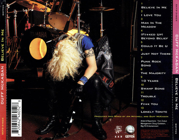 Duff McKagan : Believe In Me (CD, Album)