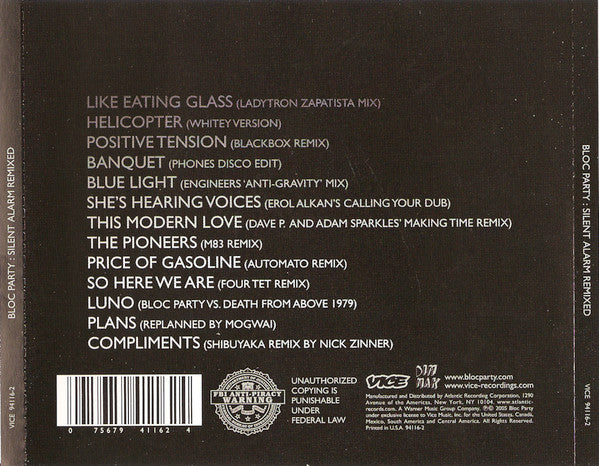 Bloc Party : Silent Alarm Remixed (CD, Album)