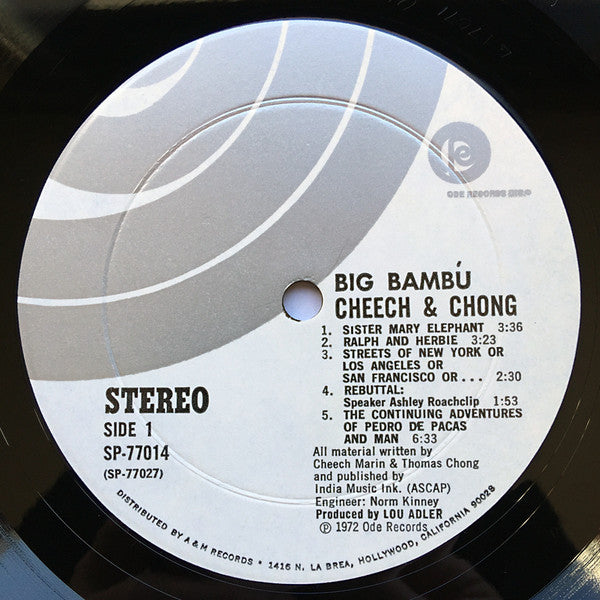 Cheech & Chong : Big Bambú (LP, Album, Mon)