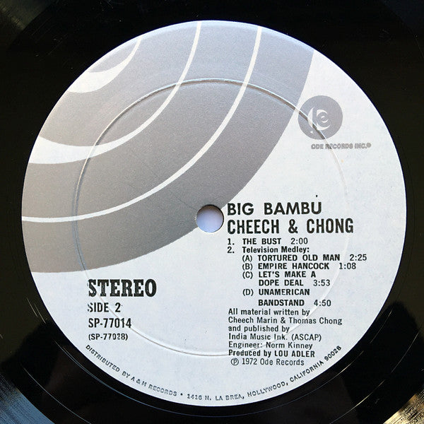 Cheech & Chong : Big Bambú (LP, Album, Mon)