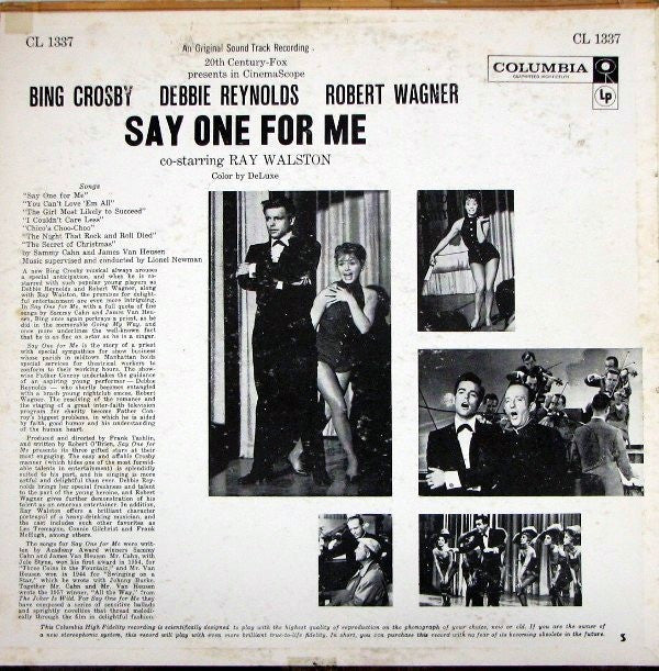 Bing Crosby, Debbie Reynolds, Robert Wagner (3), Lionel Newman And His Orchestra : Say One For Me (An Original Sound Track Recording) (LP, Album)