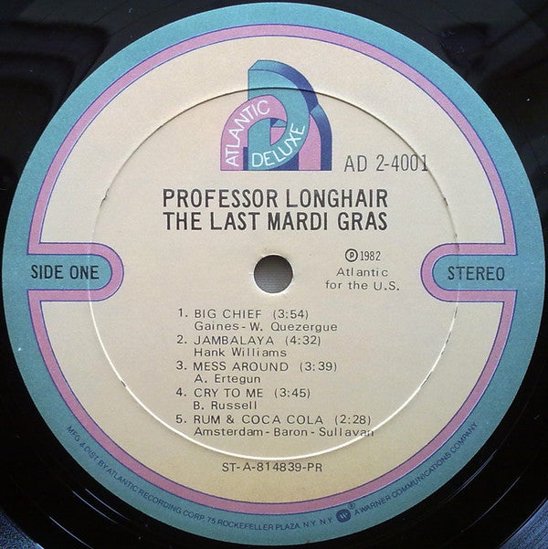 Professor Longhair : The Last Mardi Gras (2xLP, Album, PR )