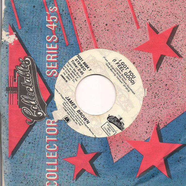 Louis Armstrong / James Brown : What A Wonderful World / I Got You (I Feel Good) (7", RE, Spe)