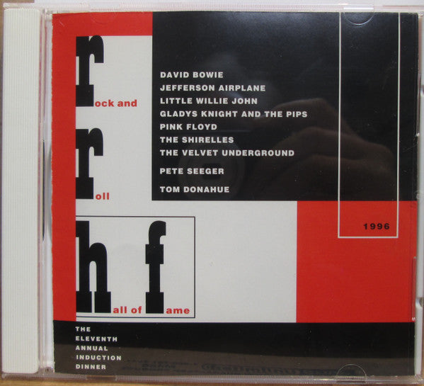 Various : Rock And Roll Hall Of Fame: The Eleventh Annual Induction Dinner, Wednesday, January 17th 1996 (CD, Comp, Promo, Smplr)
