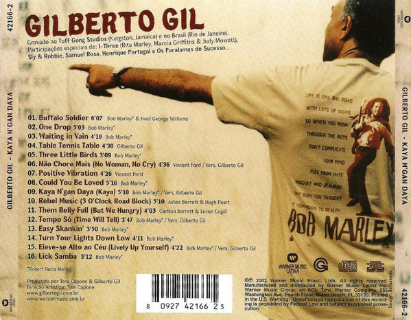 Gilberto Gil : Kaya N'Gan Daya (CD, Album)