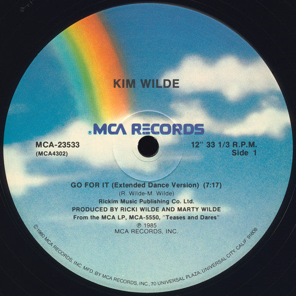 Kim Wilde : Go For It (12")