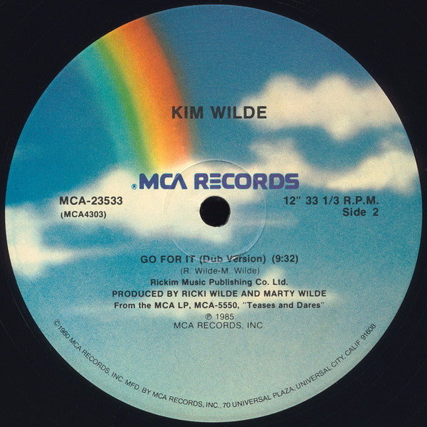 Kim Wilde : Go For It (12")