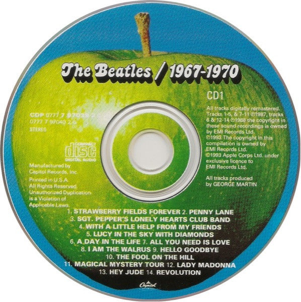 The Beatles : 1967-1970 (2xCD, Comp, RE, RM)