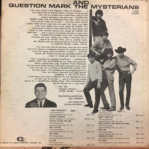 ? Question Mark And The Mysterians* : 96 Tears (LP, Album, Mono)