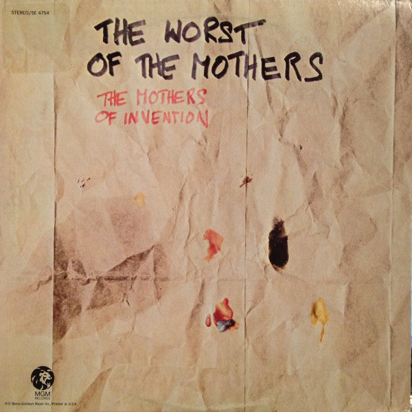The Mothers : The Worst Of The Mothers (LP, Comp, Promo, Yel)