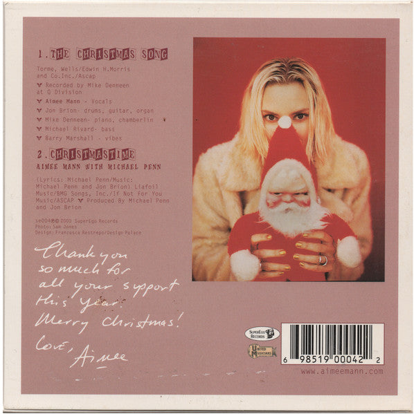 Aimee Mann : The Christmas Song (CD, Single)