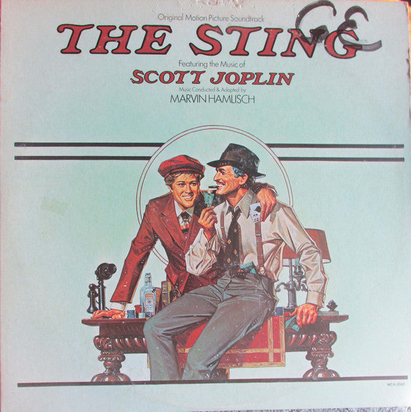 Scott Joplin, Marvin Hamlisch : The Sting (Original Motion Picture Soundtrack) (LP, Album, RE, Pin)