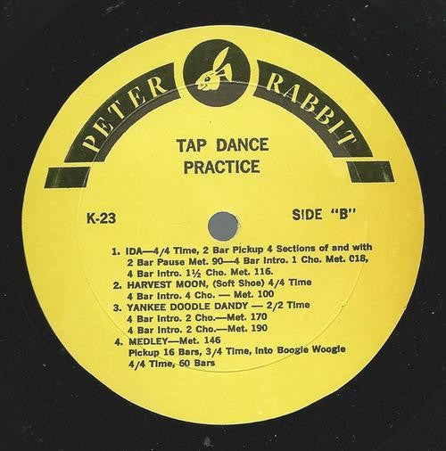 Various : Tap Dance Practice Record - With Metronome Indications (LP)