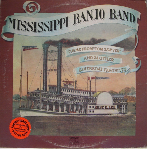 Mississippi Banjo Band : Theme From "Tom Sawyer" And 24 Other Riverboat Favorites (LP)