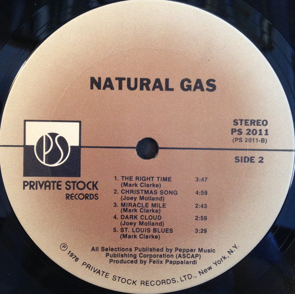 Natural Gas : Natural Gas (LP, Album, Ter)