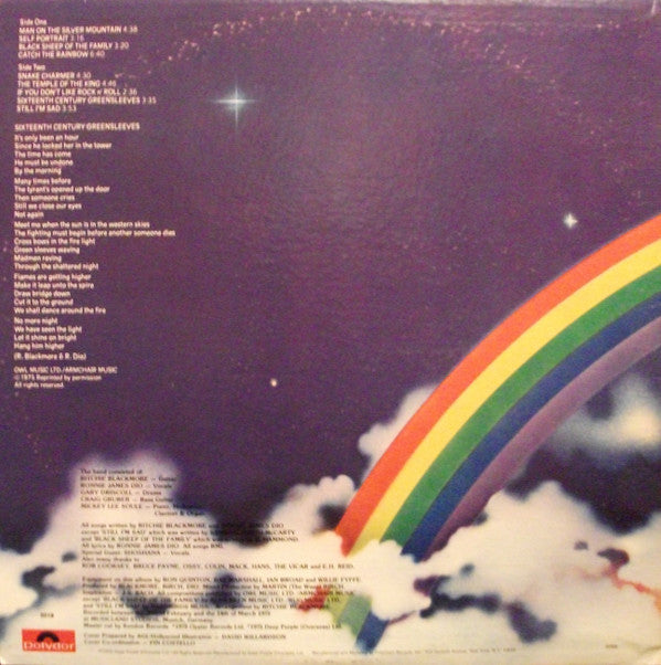 Rainbow : Ritchie Blackmore's Rainbow (LP, Album, 53-)