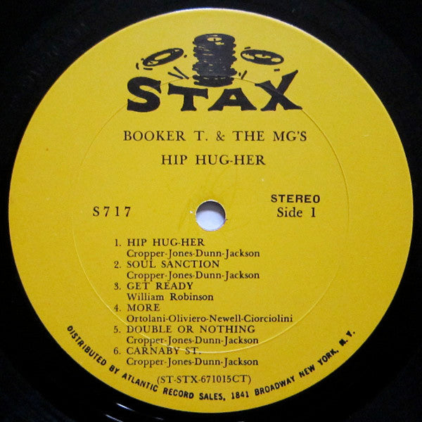 Booker T. & The MG's* : Hip Hug-Her (LP, Album, M/Print, CT )