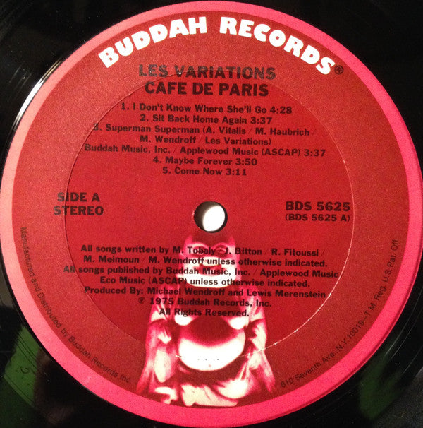 Variations (2) : Café De Paris (LP, Album, Ter)