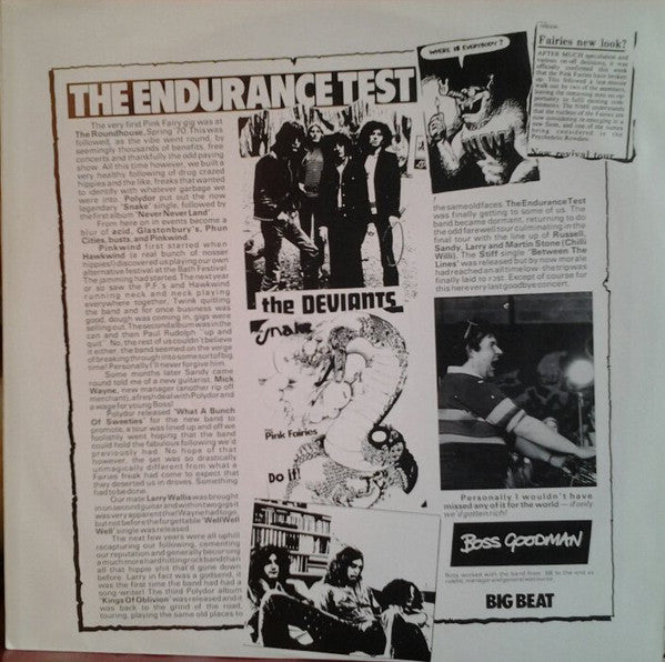 The Pink Fairies : Live At The Roundhouse 1975 (LP, Album, Pin)