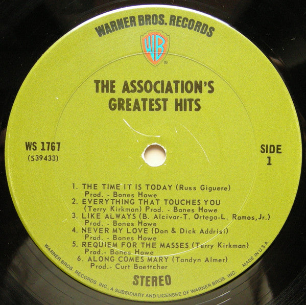 The Association (2) : Greatest Hits! (LP, Comp, RP)