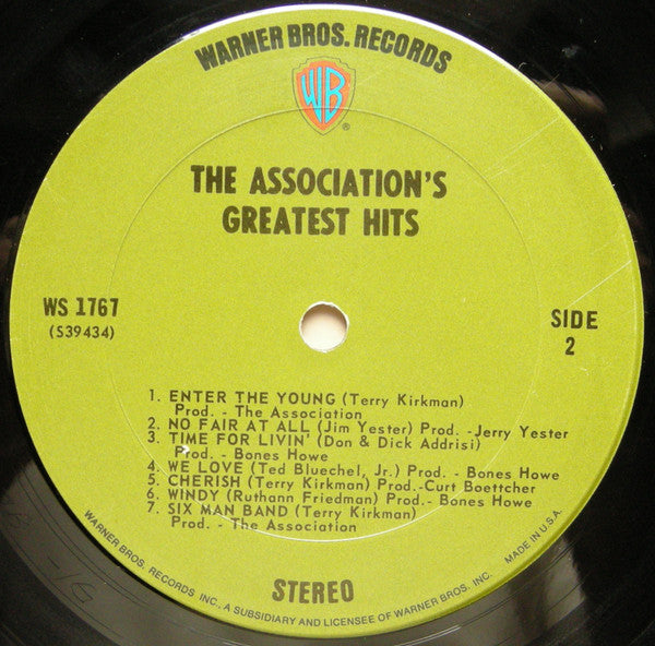 The Association (2) : Greatest Hits! (LP, Comp, RP)