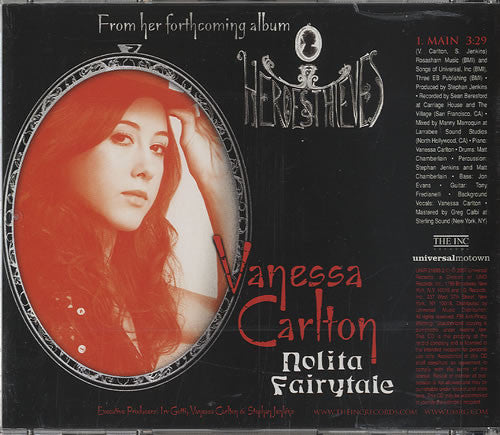 Vanessa Carlton : Nolita Fairytale (CD, Single, Promo)