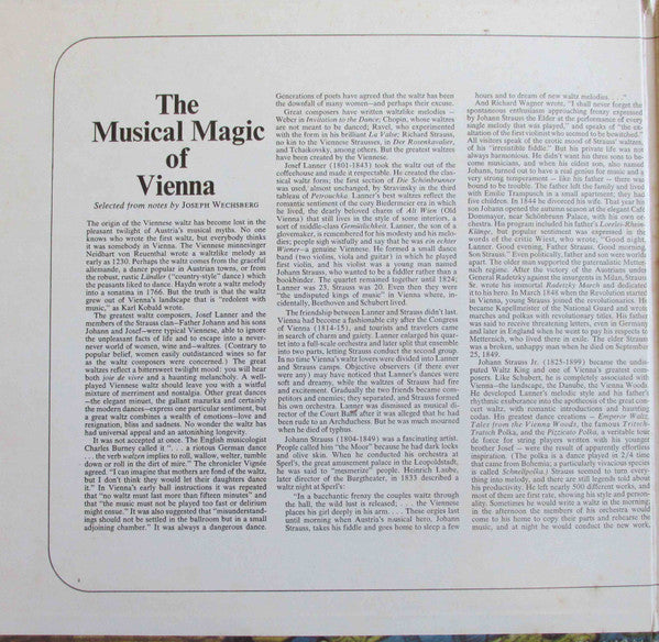 Robert Stolz Conducting Wiener Symphoniker : The Musical Magic Of Vienna (2xLP, Album, Ind)