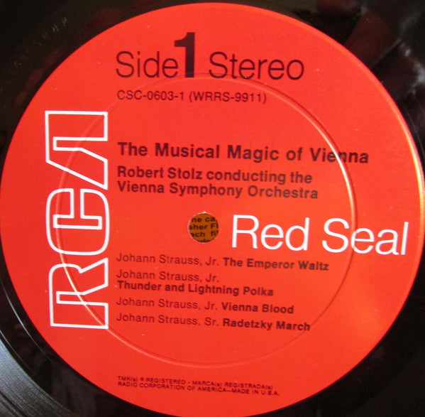 Robert Stolz Conducting Wiener Symphoniker : The Musical Magic Of Vienna (2xLP, Album, Ind)