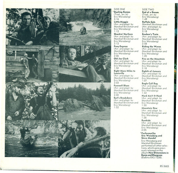 Eric Weissberg And Steve Mandell : Dueling Banjos From The Original Motion Picture Soundtrack Deliverance And Additional Music (LP, Album, RE, Los)