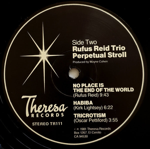 Rufus Reid Trio : Perpetual Stroll (LP, Album)