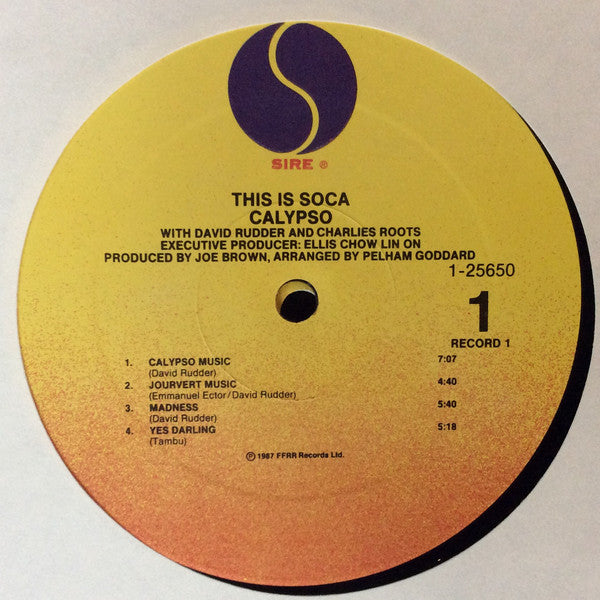 Various : This Is Soca (2xLP, Comp, All)