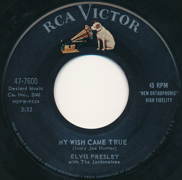 Elvis Presley : A Big Hunk O' Love (7", Single, Roc)