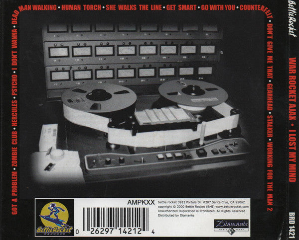 War Rocket Ajax : I Lost My Mind (CD, Album)