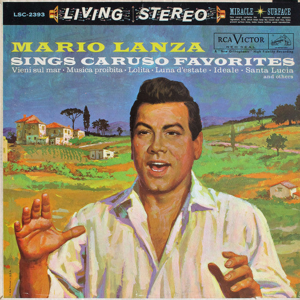 Mario Lanza : Mario Lanza Sings Caruso Favorites (LP, Roc)