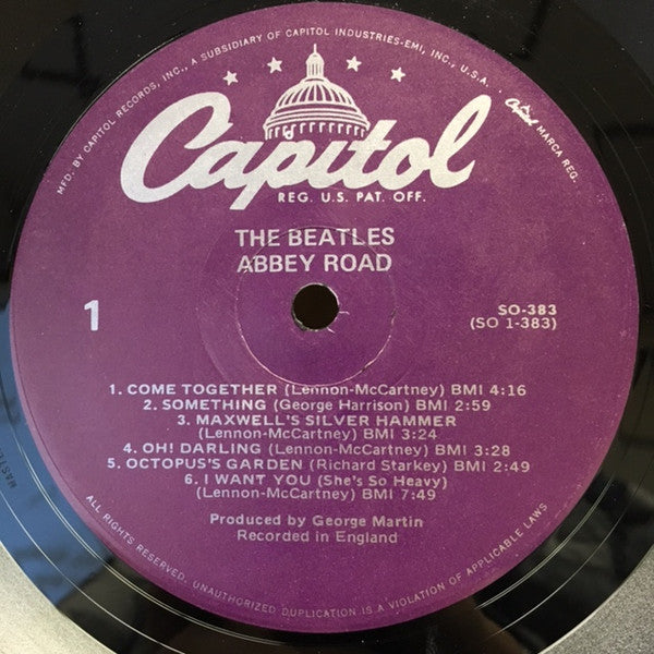 The Beatles : Abbey Road (LP, Album, RE, Pur)