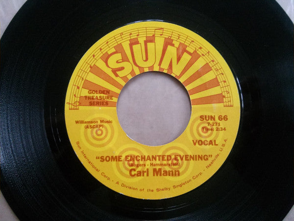 Carl Mann : I Can't Forget You (7", Single)