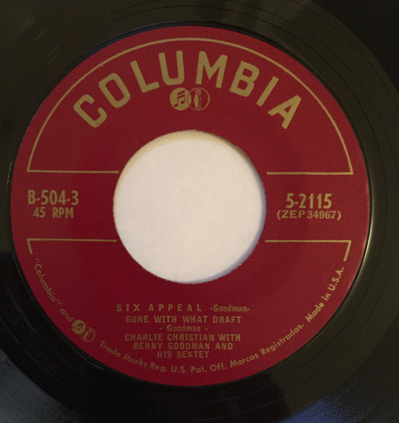 Charlie Christian With Benny Goodman Sextet And Benny Goodman And His Orchestra : With The Benny Goodman Sextet And Orchestra (2x7", Album, EP)