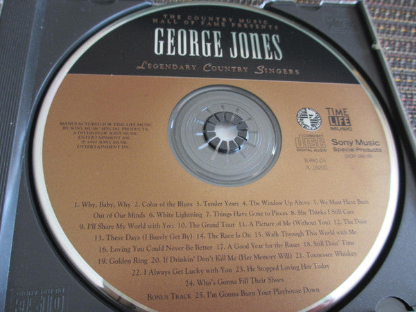 George Jones (2) : Legendary Country Singers (CD, Comp)