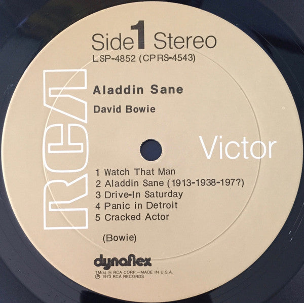 David Bowie : Aladdin Sane (LP, Album, RE, Hol)
