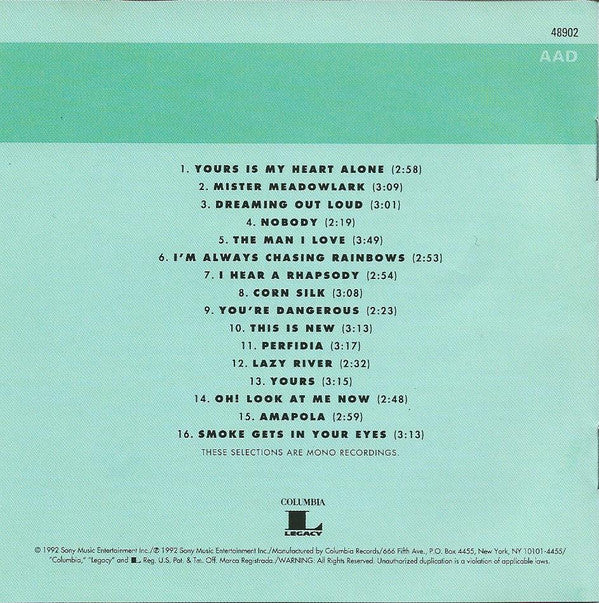 Benny Goodman With Helen Forrest : Best Of Big Bands (CD, Comp)