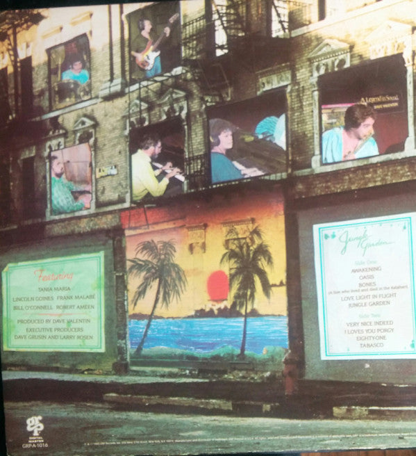 Dave Valentin : Jungle Garden (LP, Album, Tra)