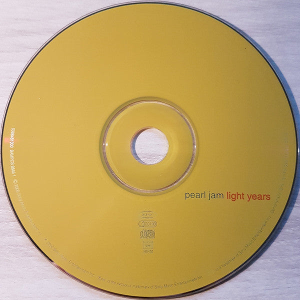 Pearl Jam : Light Years (CD, Maxi, Promo, Dig)
