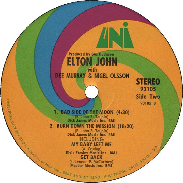 Elton John : 11-17-70 (LP, Album)