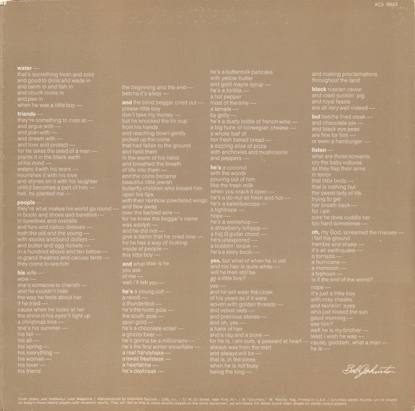 Johnny Cash : Hello, I'm Johnny Cash (LP, Album, Ter)