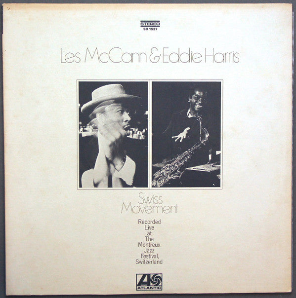 Les McCann & Eddie Harris : Swiss Movement (LP, Album, CTH)